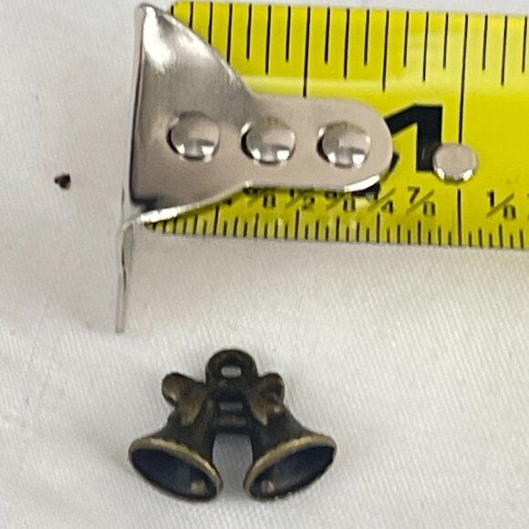 Bronze Bell Shaped Pendant Charm For Jewelry Making Or Crafting Projects - Picture 5 of 5